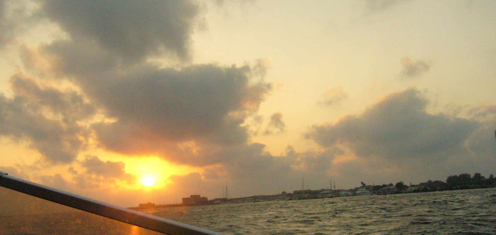 Sunset Paphos Super Jumbo St  Raphael 1 Real Glass Bottom Boat